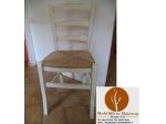 Sedie Messina Bar Ristorante cod 3011/P Bianco Laccato Consumato Nuove Non Usate