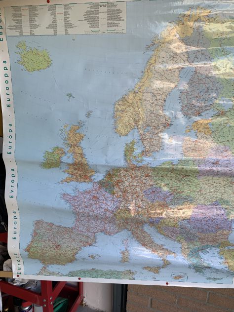 Cartina geografica Europa plastificata - Foto 2
