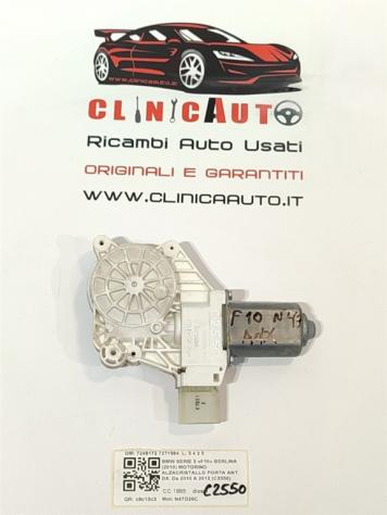 MOTORINO ALZAVETRO ANTERIORE DESTRA BMW Serie 5 F10 7248172 7271564 N47D20C (10)