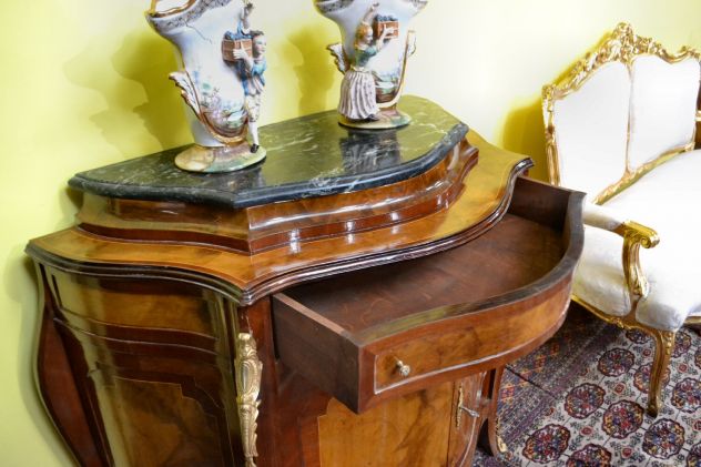 Credenza stile Luigi XV a due sportelli - Foto 6