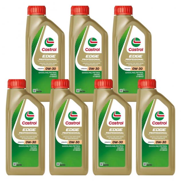 Olio motore Castrol 0W30 LL III Professional 7 Lt