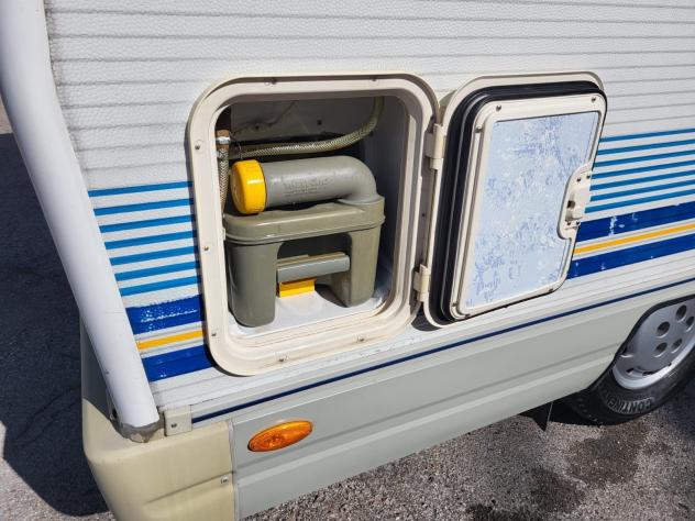CAMPER ELNAGH DUCATO SEMINTEGRALE LETTO FRANCESE TENDALINO PORTABICI GENERALI USATO - Foto 10