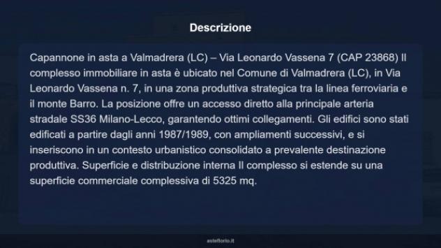 Immobile in asta di 5325 m² in vendita a Valmadrera - Foto 8