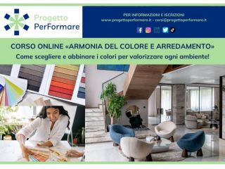 Corso online armonia del colore e arredamento