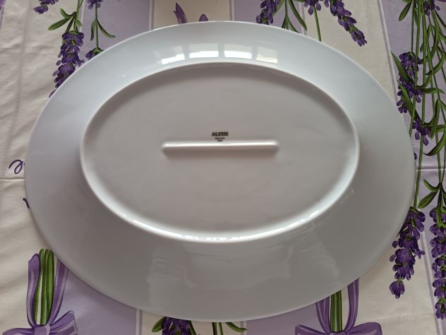 Piatto da portata Alessi ovale porcellana NUOVO CON SCATOLA - Foto 5