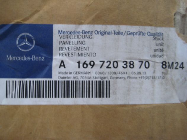 PANNELLO PORTA ANTERIORE DESTRO MERCEDES CLASSE A W169 A1697203870 - Foto 8