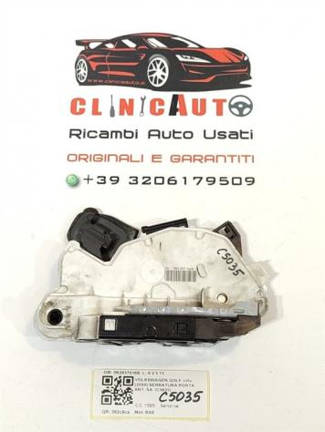 SERRATURA ANTERIORE DESTRA VOLKSWAGEN Golf 6 Berlina 5K2837016B BSE (0812)