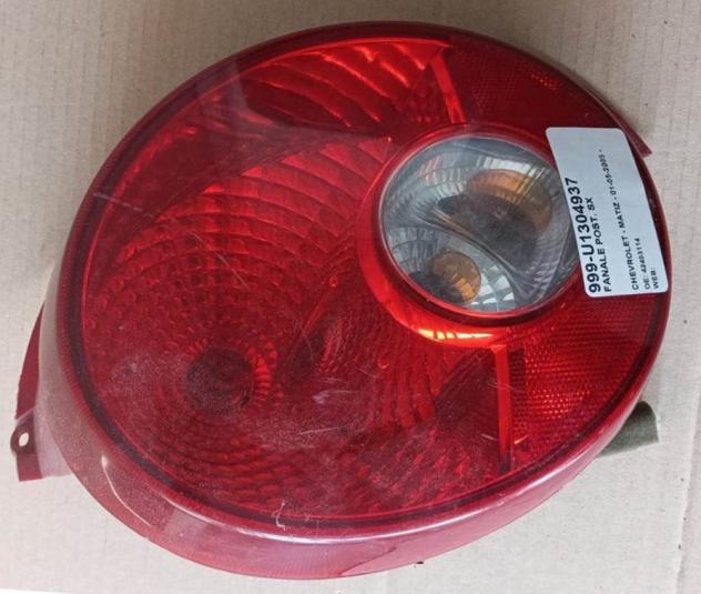 FANALE POST. SX 999-U1304937 Parti elettriche  Fanaleria  Fanali  Fanale post. sx. CHEVROLET - MATIZ - 01-05-2005 - 01-12-2010