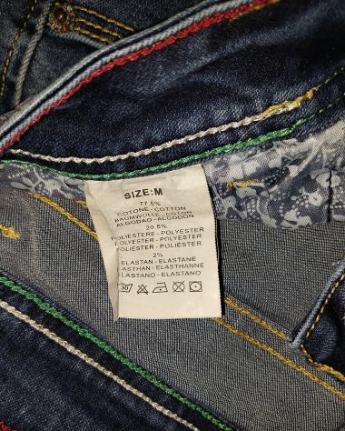 Jeans LuxuryQ da donna in denim blu. Taglia M. - Foto 6