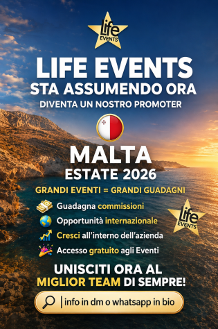 Promoter Eventi &amp; Nightlife – Stagione Estiva 2026 | Malta