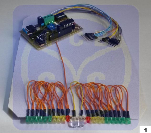 Contagiri con shift light e led convergenti