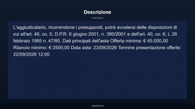 Immobile in asta di 70 m², box auto in vendita a Capistrello - Foto 16