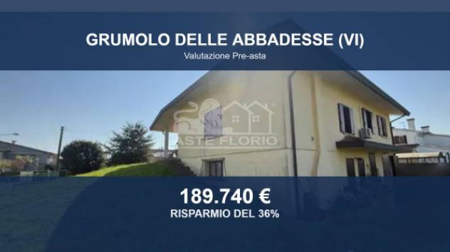 Immobile in asta di 316 m², box auto in vendita a Grumolo delle Abbadesse