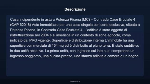 Immobile in asta di 154 m² in vendita a Potenza Picena - Foto 6