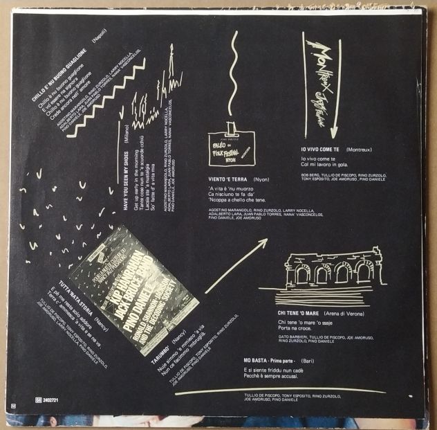 PINO DANIELE -Sciò Live- 2 LP 1984 - Foto 6