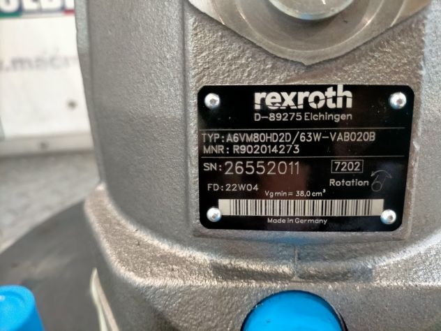 Motore Rexroth A6VM80HD2D/63W-VAB020B - Foto 2