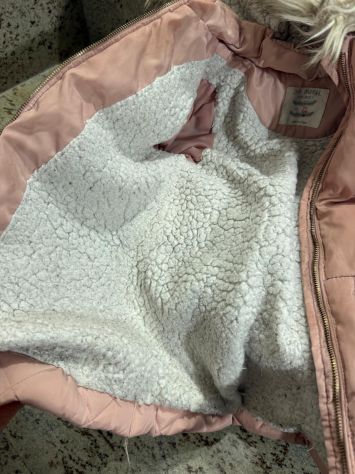 Giubbotto Zara BabyGirl Rosa – Interno in Pelliccia – Taglia 2/3 Anni (98cm) - Foto 6
