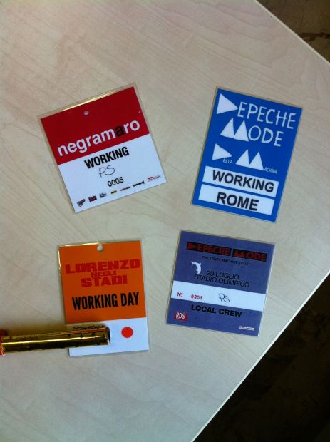 Pass Backstage Concerti Vari Rari Collezione - Foto 3