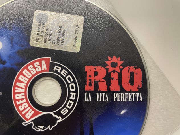 CD singolo promo Rio, La vita perfetta, Marco Ligabue e Fabio Mora - Foto 3