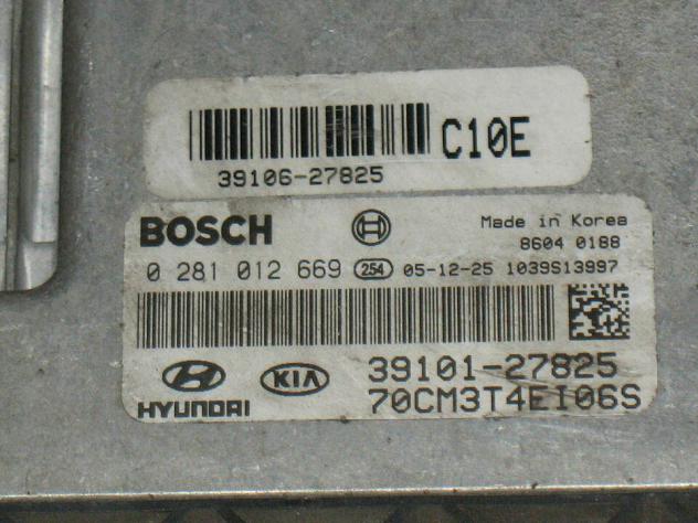 0281012669 ECU HYUNDAI SANTA FE 2.2 0281012669 3910127825 - Foto 2