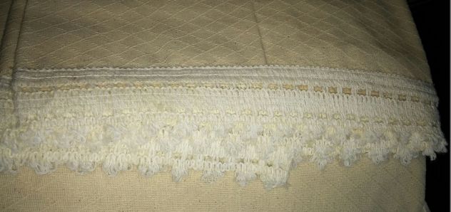 COPRILETTO MATRIMONIALE BEIGE CON RICAMO - Foto 7