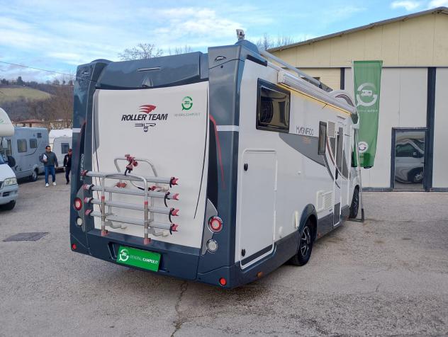 CAMPER ROLLER TEAM DUCATO SEMINTEGRALE BASCULANTE MATRIMONIALE GARAGE LETTI GEMELLI CLIMATIZZATORE FOTOVOLTAICO GENERALI USATI 536 - Foto 4