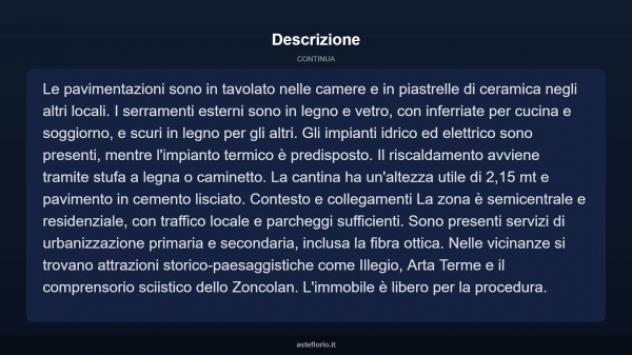 Immobile in asta di 135 m² con più di 5 locali in vendita a Tolmezzo - Foto 15