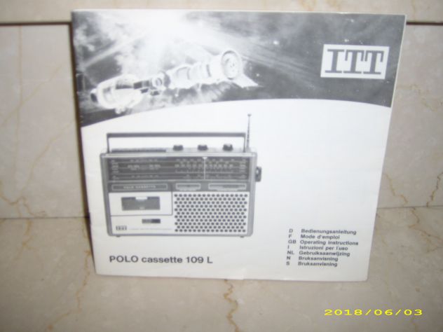 RADIO ITT PORTATILE VINTAGE
