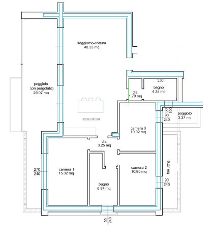 Nuovo appartamento con tre camere e ampio terrazzo abitabile - Foto 5