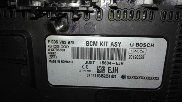 Body computer Ford Fiesta 1.1 del 2020 (JU5T-15604-EJH) - Foto 2