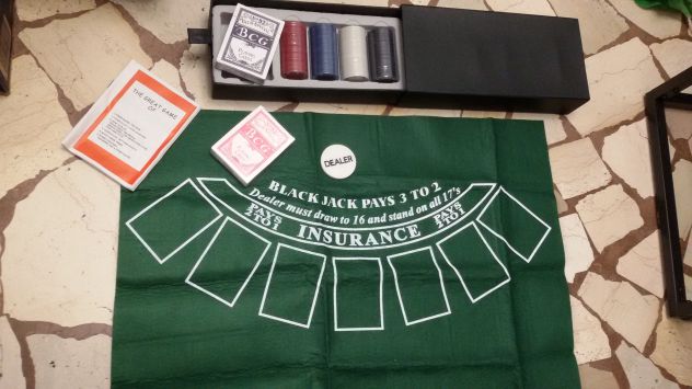MINI SET POKER SPORTIVO/BLACK JACK