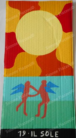 Quadro di Simone Piazzesi - I TAROCCHI 19 - IL SOLE (2020)