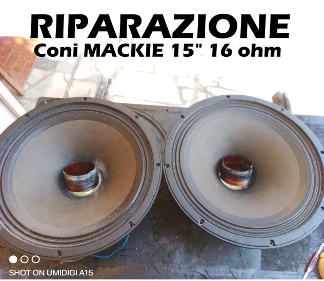 Riparazioni Woofer Tweeter Midrange Driver Crossover - Foto 4