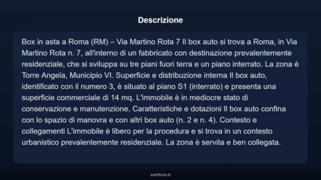 Immobile in asta di 14 m² in vendita a Roma - Foto 3