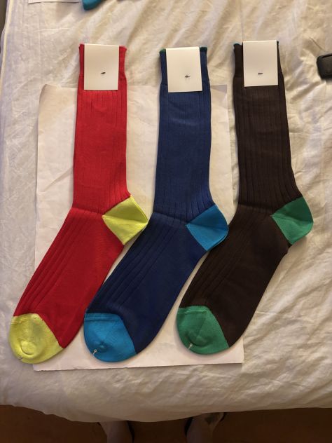 3 PAIA DI CALZE NUOVE LEGGERE DA UOMO FIRMATE ORIGINALI”PAUL SMITH”MADE IN ITALY - Foto 10