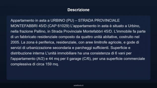 Immobile in asta di 159 m², box auto in vendita a Urbino - Foto 4