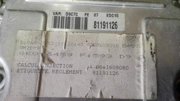 Centralina Motore Peugeot 406 2.0 HDI anno 2000 - Foto 4