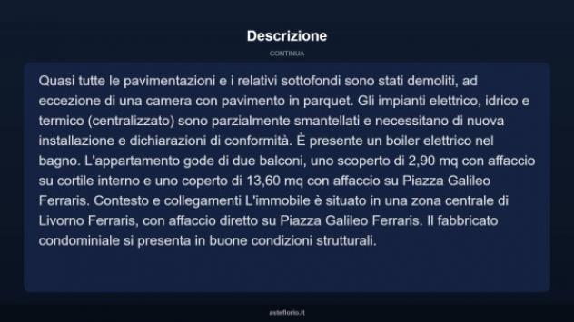 Immobile in asta di 104 m² con più di 5 locali in vendita a Livorno Ferraris - Foto 12