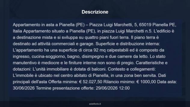 Immobile in asta di 92 m² in vendita a Pianella - Foto 16