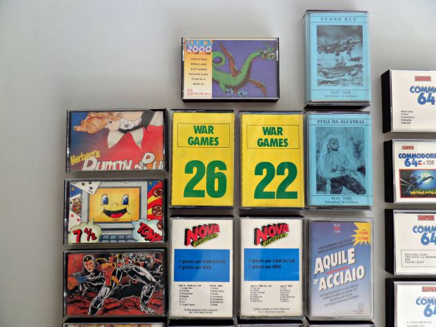 Cassette Commodore 64 e 128 VARIE (ORIGINALI D'EPOCA) - Foto 2