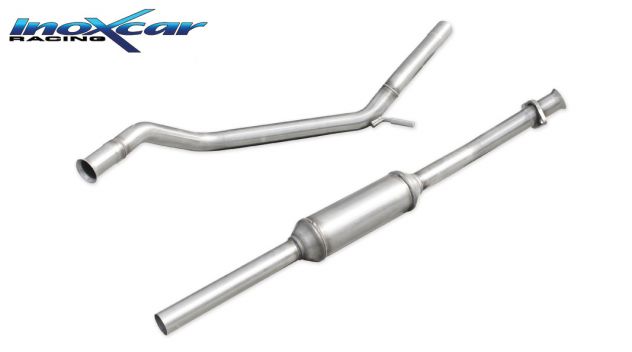 Scarico sportivo Citroen C4 silenziatore downpipe centrale Inoxcar Ragazzon - Foto 4