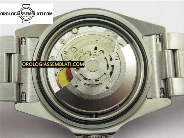 Rolex Replica SUBMARINER 16610 LV KERMIT VERDE ACCIAIO 904L 1:1 MIGLIOR EDIZIONE SU BRACCIALE SS SH3135 - Foto 12