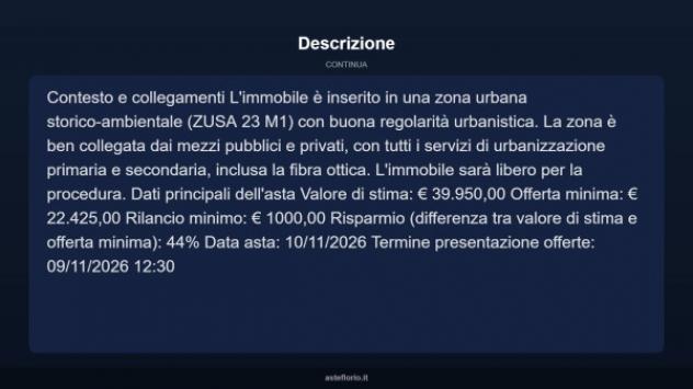Immobile in asta di 47 m² in vendita a Torino - Foto 13