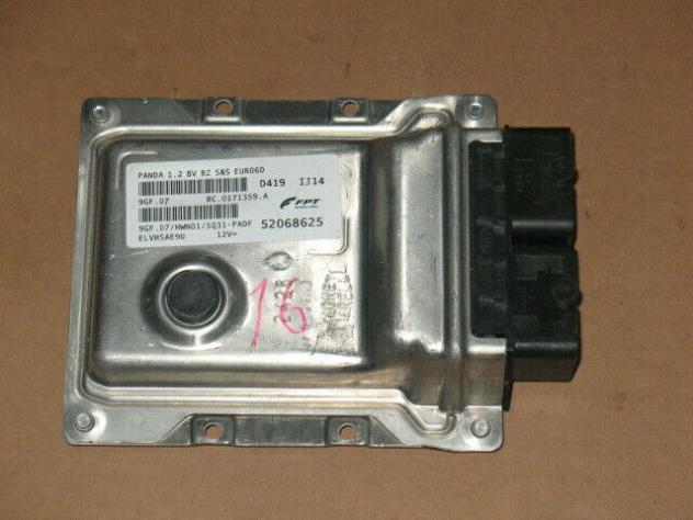 52068625 9GFD7 ECU FIAT PANDA 1.2 8V EURO6D 52068625 9GF.D7 HWN01 9GF