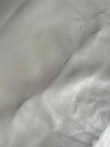 Pellame bianco panna bottalato per creazioni artistiche - Foto 6