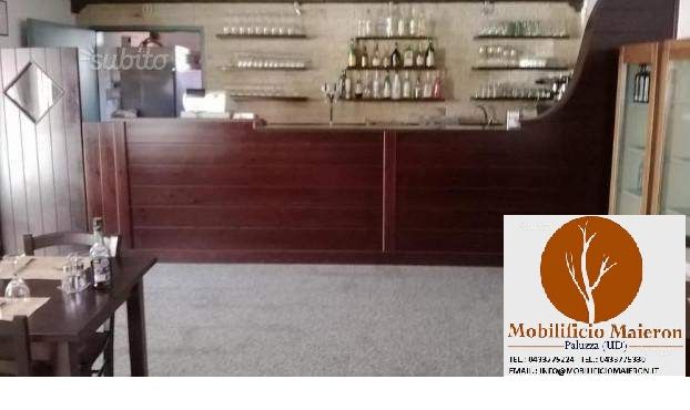 Banconi in Legno Per Arredamento Bar Pub Pizzerie Ristorante Nuovi - Foto 5