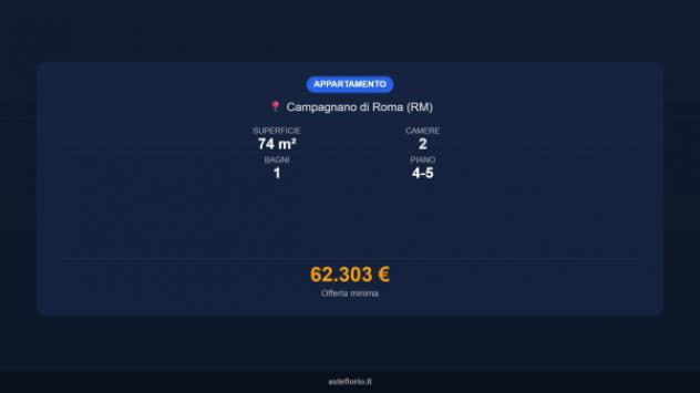 Immobile in asta di 74 m² in vendita a Campagnano di Roma - Foto 17