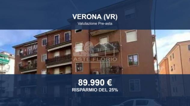 Immobile in asta di 80 m², box auto in vendita a Verona