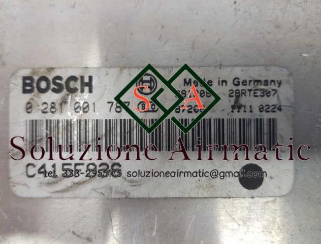 0281001787 46763995 Alfa 166 (936) 2.4 centralina motore Bosch - Foto 2