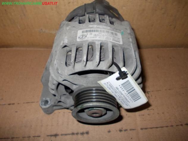 ALTERNATORE 1.4 BZ DENSO 90A 51714791 FIAT IDEA (135-2S/4D) Meccanica Motore Alternatore FIAT - 500 - 01-07-2007 - 01-06-2015, FIAT - 500 CABRIO -